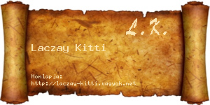 Laczay Kitti névjegykártya